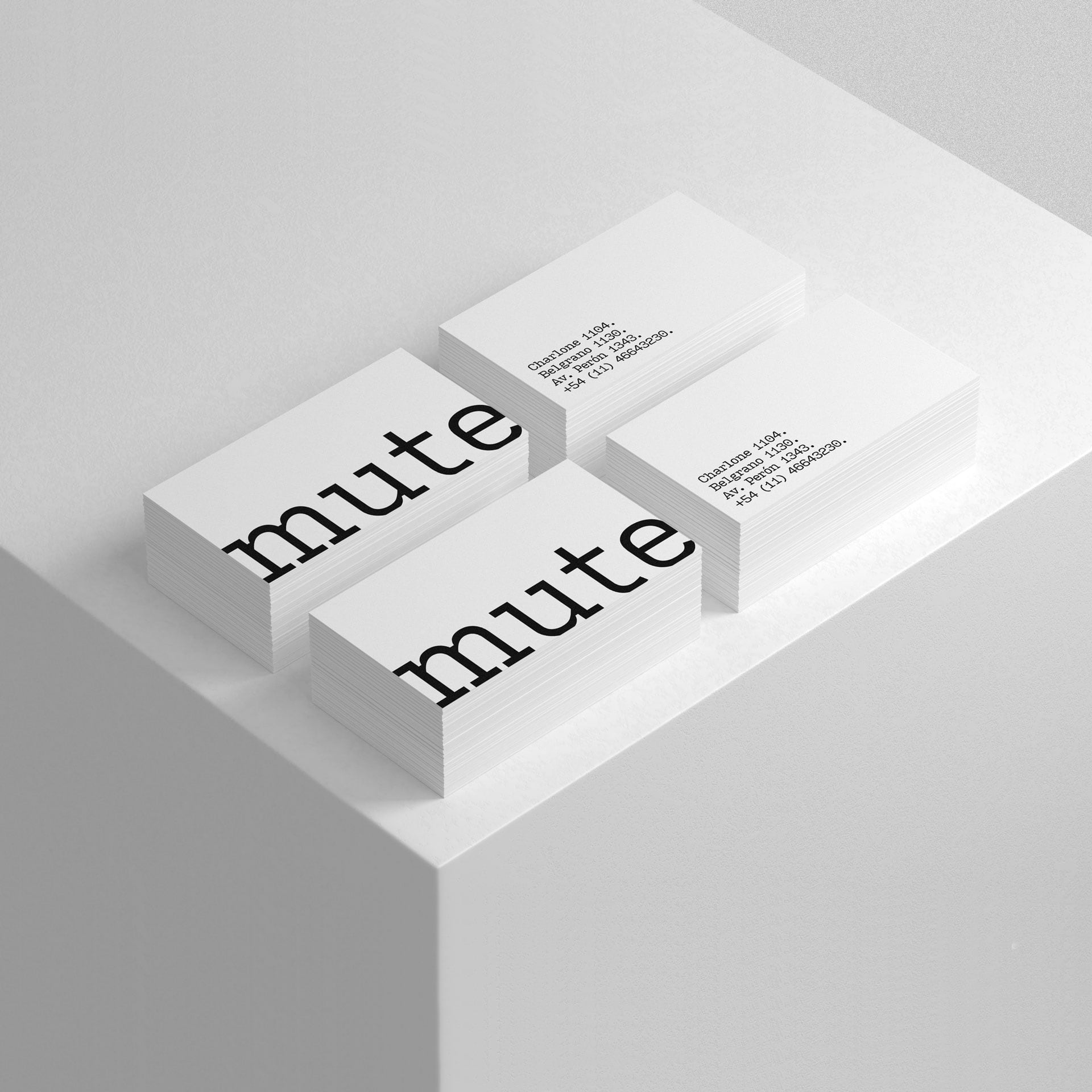 Mute. Name. Design Agency.