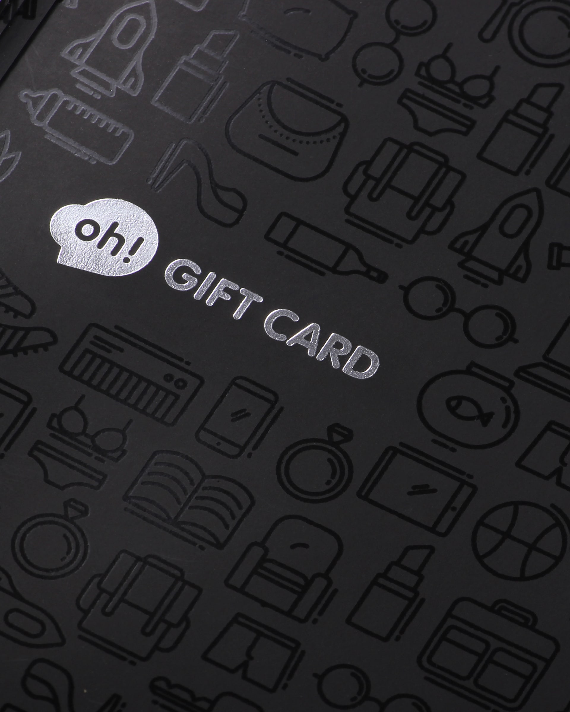 oh! Gift Card. Name. Design Agency.